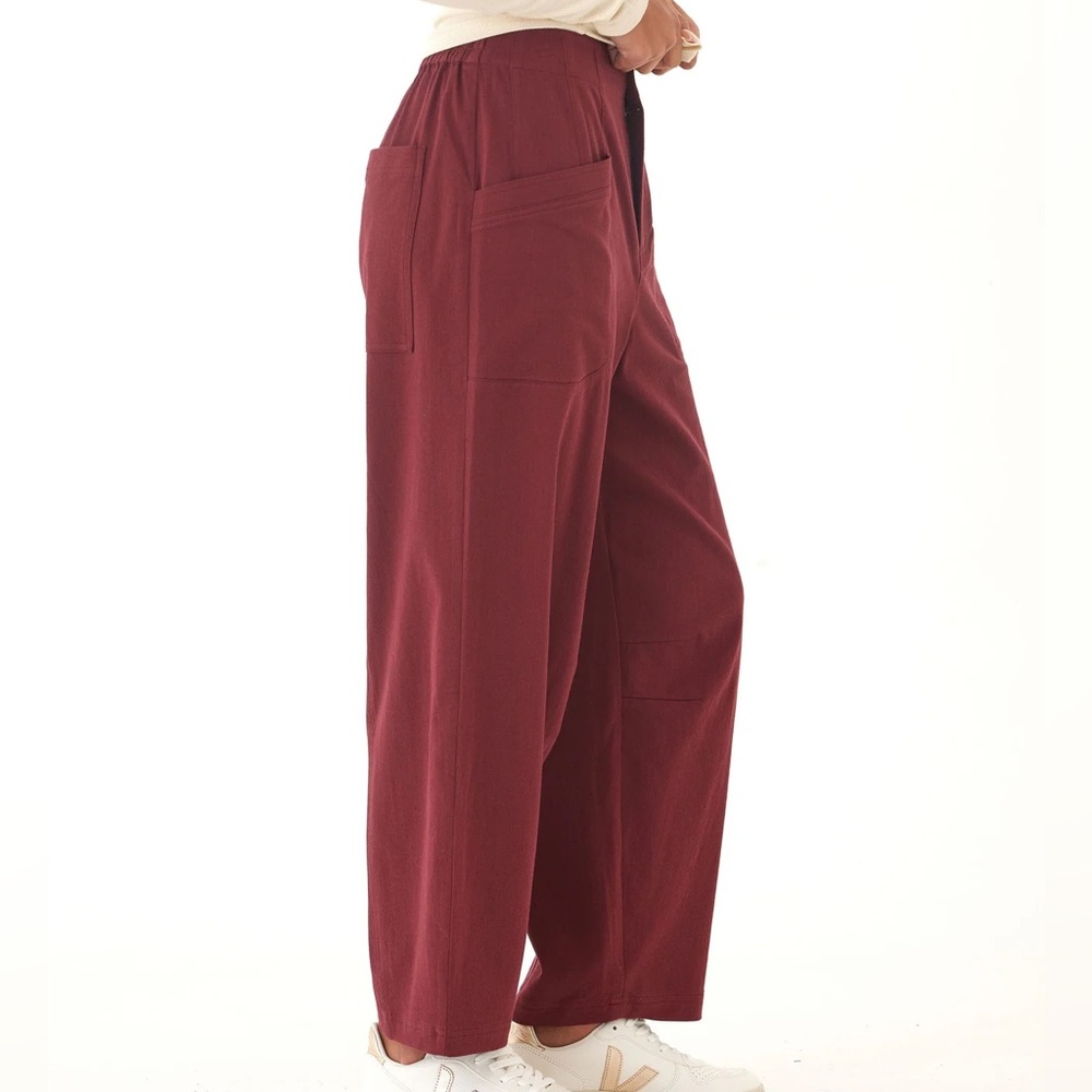 Threads 4 Thought LAUREN STRETCH TWILL PLEATED BARREL PANT - XL - Picture 3 of 6